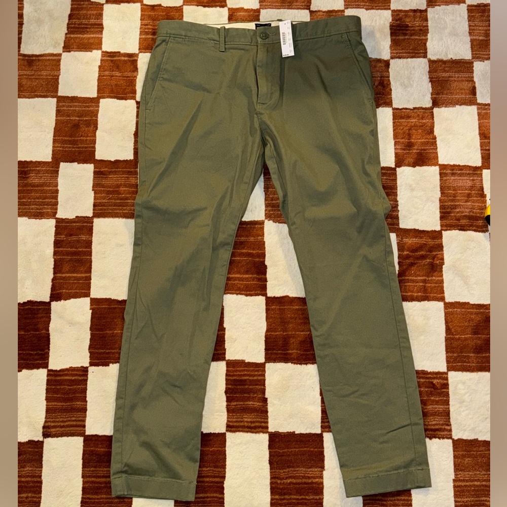 J. Crew 250 Skinny Chino Green 34x30